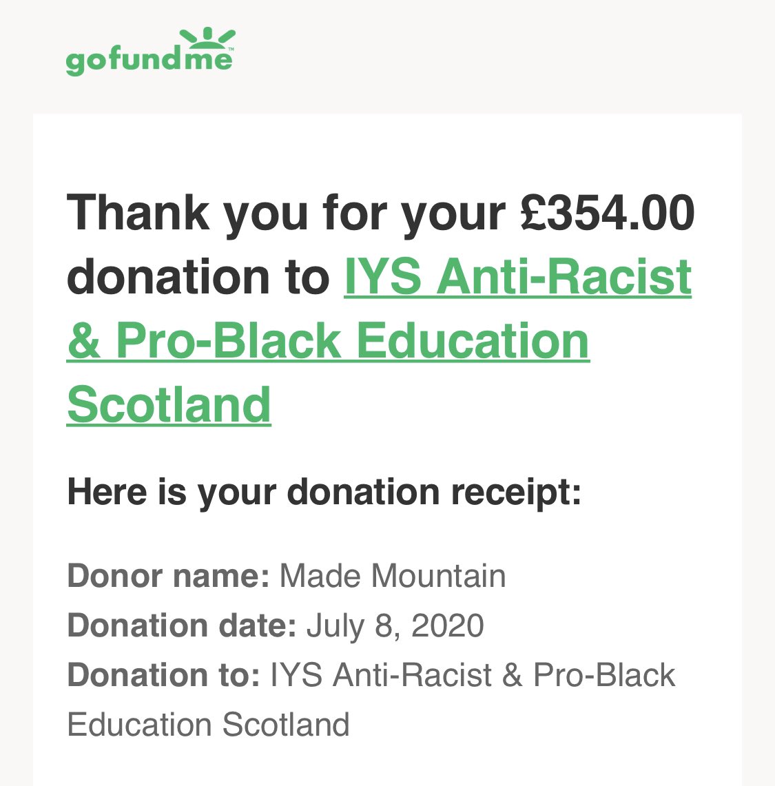 MadeMountain's tweet photo. Thank you to all who bought MM music this past weekend – just donated £354 to @InterculturalYS! 🖤 https://t.co/8CPaUtzzqK