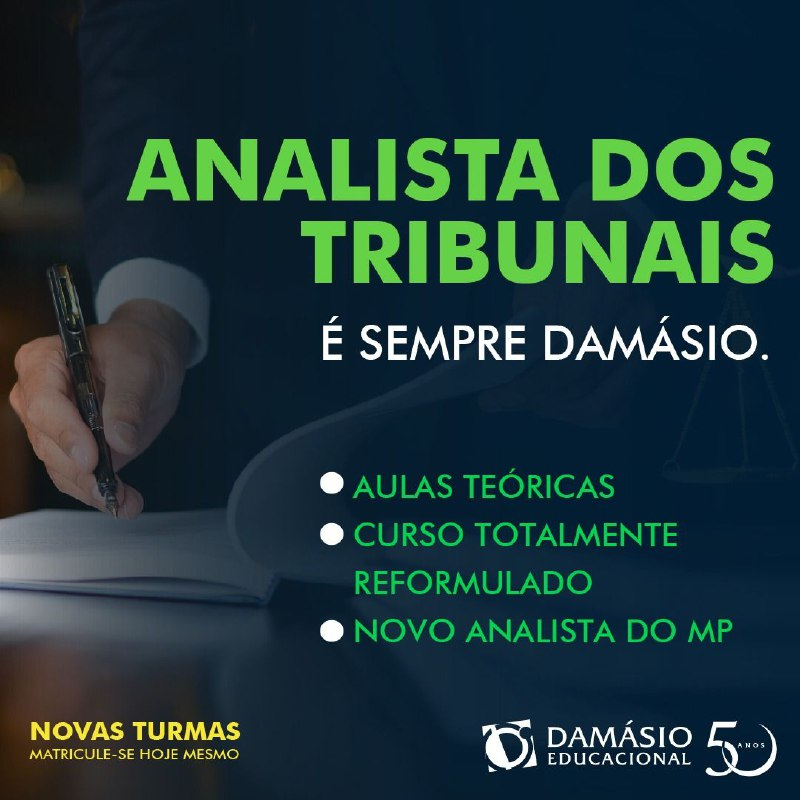 DamasioBrusque's tweet image. Comece sua preparação para ser Analista com quem entende de concursos!
.

Faça seu curso preparatório com os melhores! Faça Damásio!
.
DAMÁSIO BRUSQUE
WhatsApp (47) 98411-9115
.
#damasio #concurso #preparatorio #concurseiro #brusque #damasiobrusque #damasiobrusqueconcursos