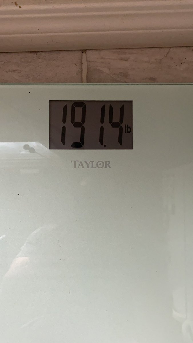 gainztalk's tweet photo. Day 3/90 weigh-in - 191.4 https://t.co/CKsPa21187