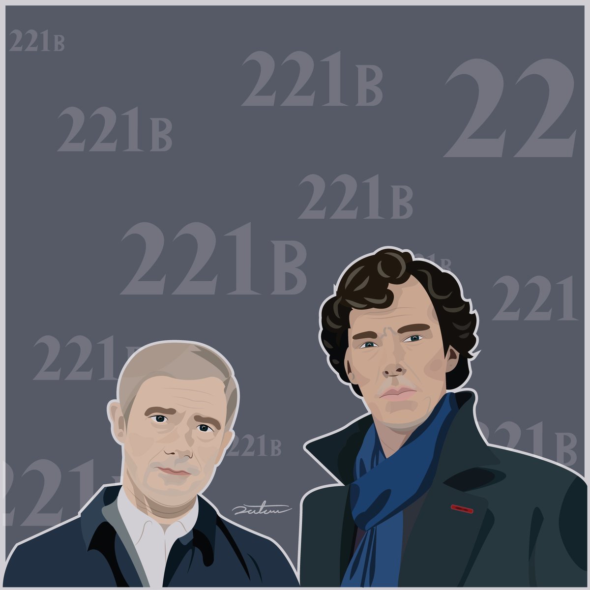 solosoydato's tweet photo. Sherlock & Watson
.
.
.
#illustrator
#vector
#design
#draw
#grafito
#sherlock
#benedictcumberbatch
#martinfreeman
#blackandwhite
#datoillustration
#diseño
#vectorfanart
#digital
#digitalart
#art https://t.co/QsFkcXycF1