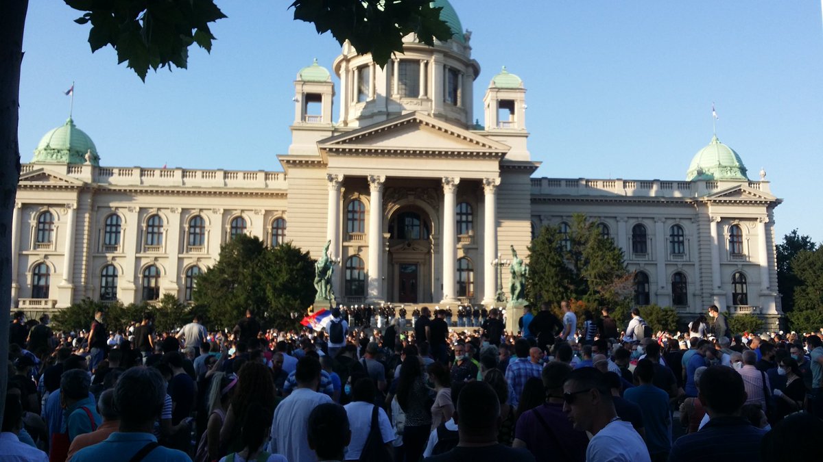 IvanGunjic's tweet image. Beograd 8. jul 2020. #protest2020