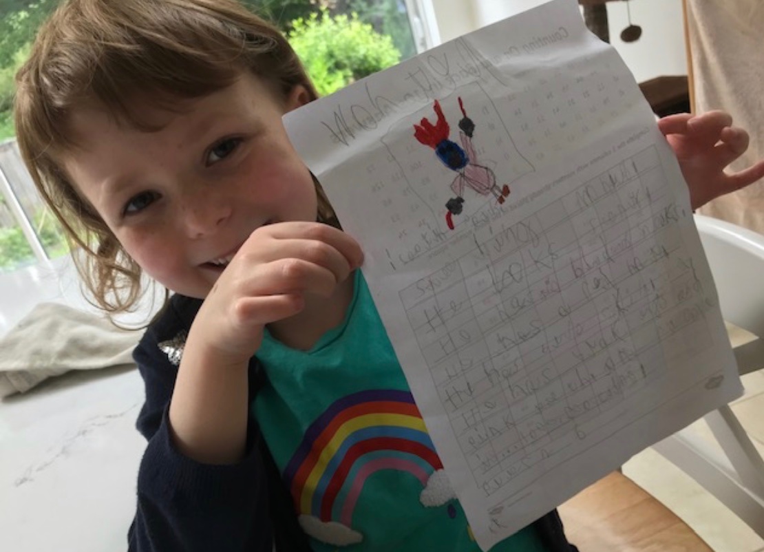 cunninghaminfan's tweet photo. Super pirate 🏴‍☠️ writing Madeleine ⭐️ https://t.co/cjIVSlm39E