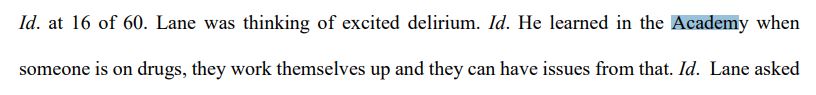 As to why Chauvin didn't stop kneeling on Floyd when he stopped moving, one of the officers charged in Floyd's death, Thomas Lane, said he learned at the academy: /6