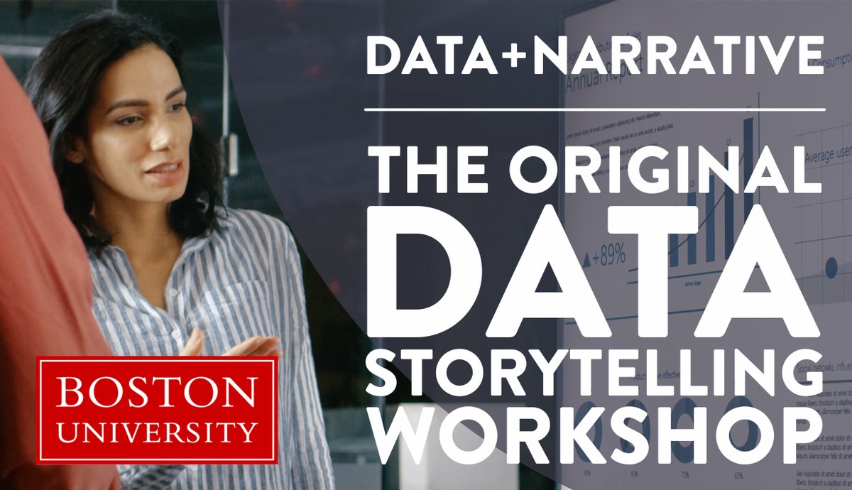 BUDataNarrative's tweet image. Identify, analyze, visualize and tell your data story like a pro! 
Online evening workshops this September. Register now through Aug. 14 for Early Bird prices 🐛
combeyond.bu.edu/workshop/data-…