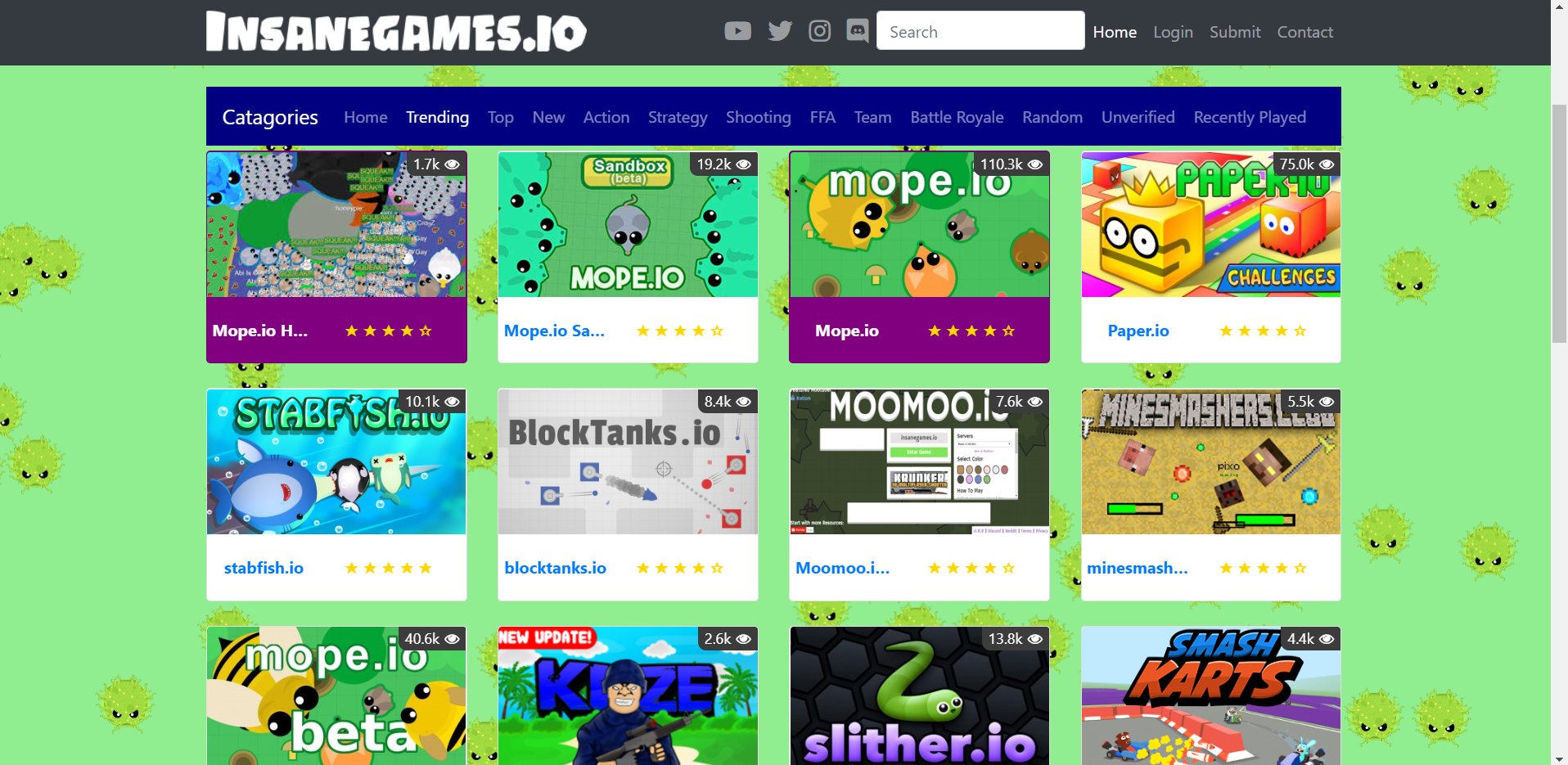 Find the Collection of Best io Games Online for Free on iogames.at