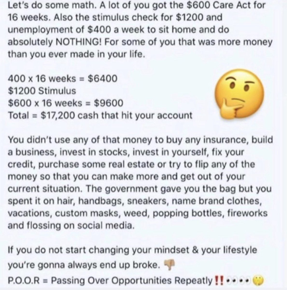 I hope this don’t go over y’all heads 🗣