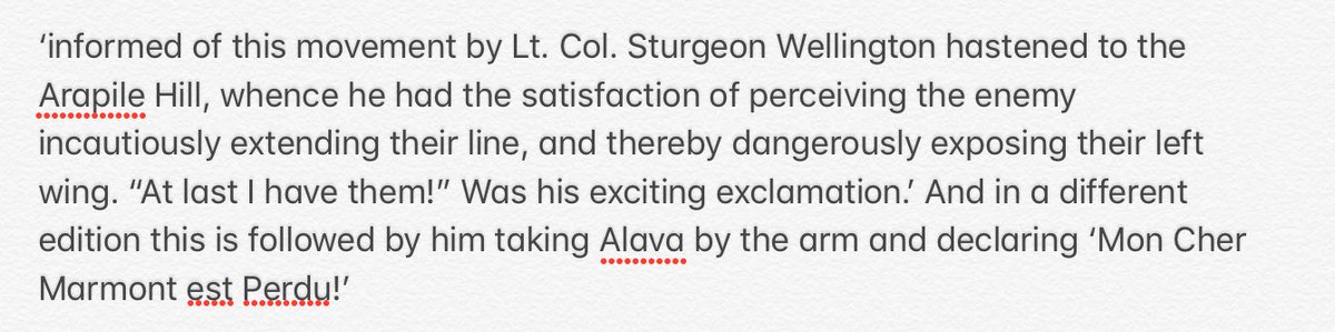By 1840 Basil Jackson’s ‘Military Life’ of the Duke of Wellington had amended Wellington’s words somewhat and introduced his declaration to General Alava, which I have yet to find an earlier occurrence of.
