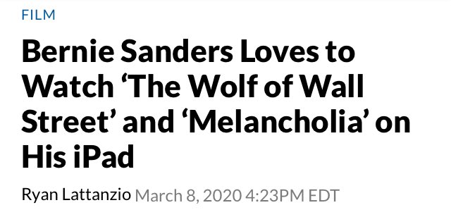 tough break for Bernie Sanders