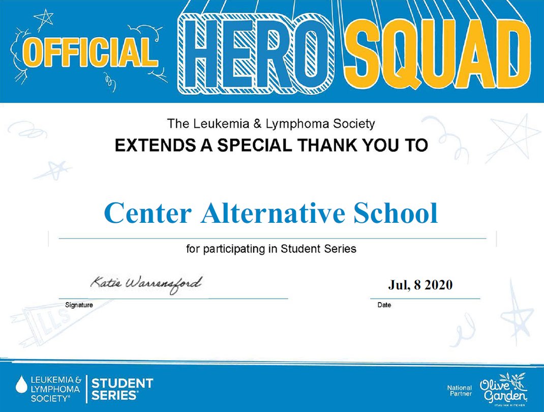 mhamiltonCSD's tweet photo. The @CenterAltSchool Leadership Class organized a fundraiser during 2nd semester and in true #CASJackets fashion our students and staff doubled the goal! https://t.co/bCVTjZT0aT