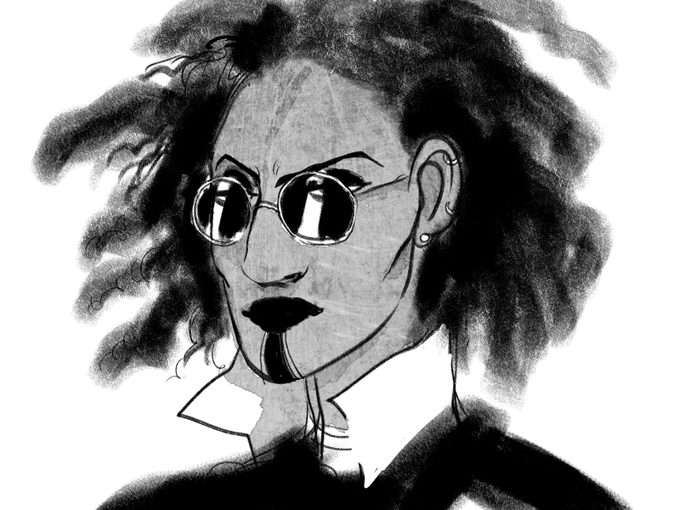 basla is an enterpreneuer consultant (lol) who is actually fermi's, well, kind of an alien patron who (accidentally) gave fermi his alien powers (and a brain egg) and goes on to give him nudes and money to buy real human skeletons. they like lindy hop and memes 