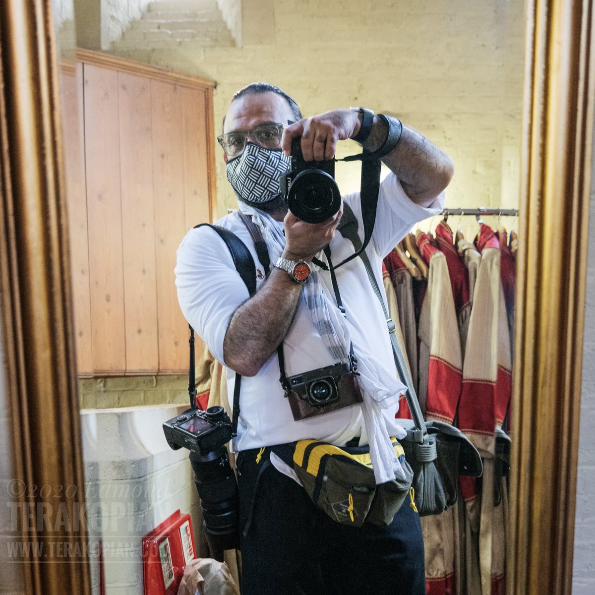 terakopian's tweet photo. On assignment: Lumix S1R, S1, Lumix S Pro 16-35mm f4.0 & 70-200mm f2.8, with a Leica M10-D & 35mm Summilux ASPH FLE, all on #Eddycam camera straps. @thinkTANKphoto Retrospective 5v2 @Snapperstuff #onassignment #myoffice @LumixUK @leica_camera @Leica_UK #leicam10d #summilux https://t.co/fLBiNlTOIq