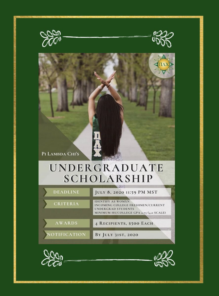 The deadline to apply to our Undergraduate Scholarship is TONIGHT at 11:59pm! Don’t wait! Apply now! ✨

form.jotform.com/PLCSCHOLARSHIP…