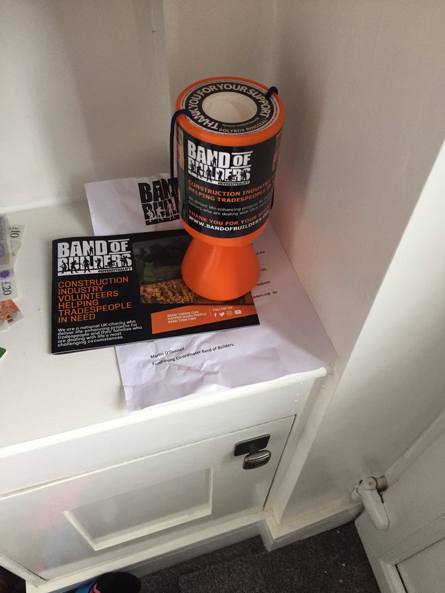 It’s arrived. #TogetherStronger #trades #fundraiser #charity #builders get on line and have a look and get involved. <a href="/bandofbuilders_/">Band of Builders - Temp Profile</a>