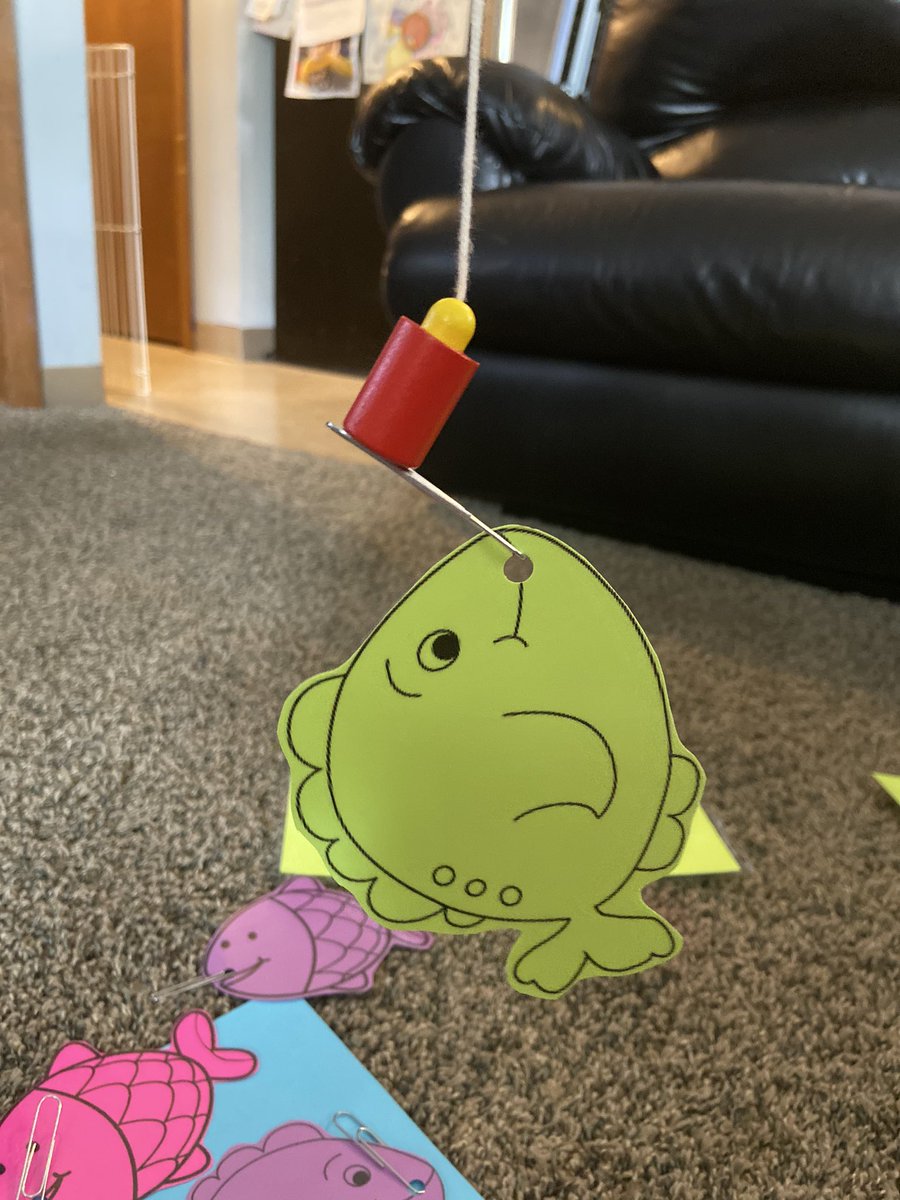 MissCatania28's tweet photo. Fishing is a favorite summer activity of mine and my students will soon love it too! With their magnetic fishing poles, we will catch the fish and bring them to their same color fish bowl. We’ll identify colors &amp; count how many fish were caught! @sfdesales #learningthroughplay 🎣 https://t.co/4xXjUM90Zi