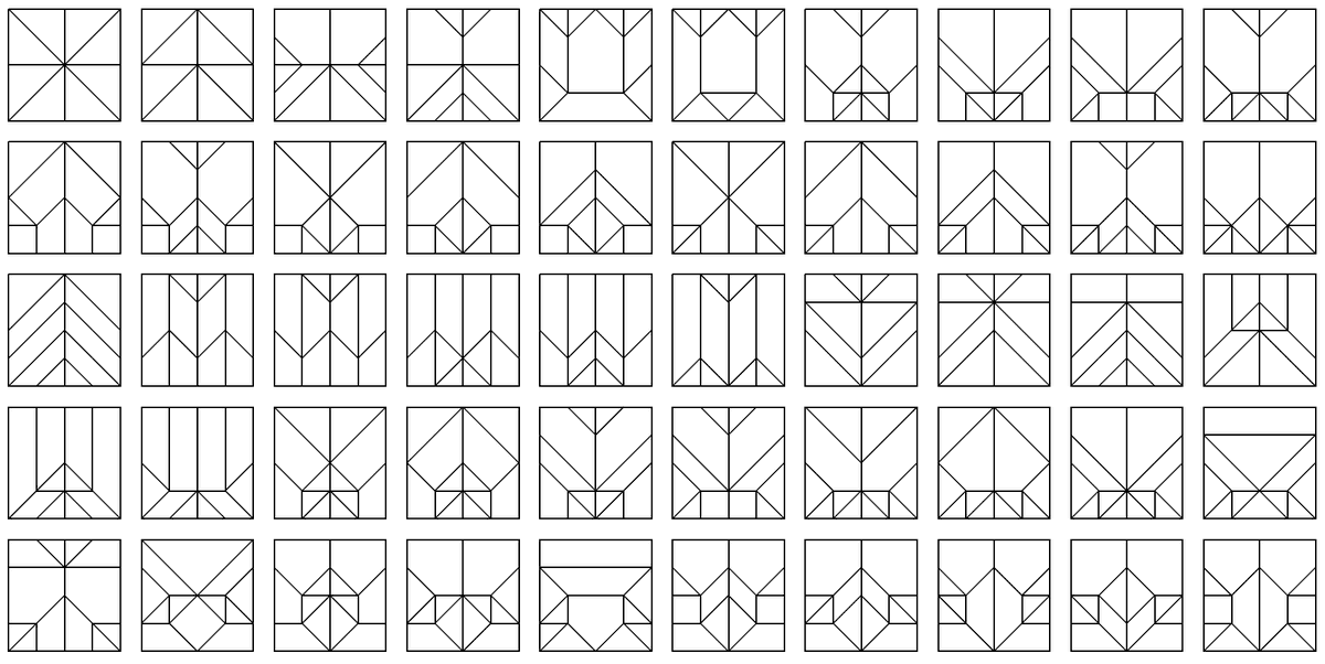 三谷 純 Jun Mitani 折り紙の展開図を2色で塗り分けられることの説明 平らに折りたたんだときに 上を向く面を黒 下を向く面を白で塗るとします そうすると 折り線を挟んだ両側が同じ色になることはありません というわけで 2色あれば塗り分けられる