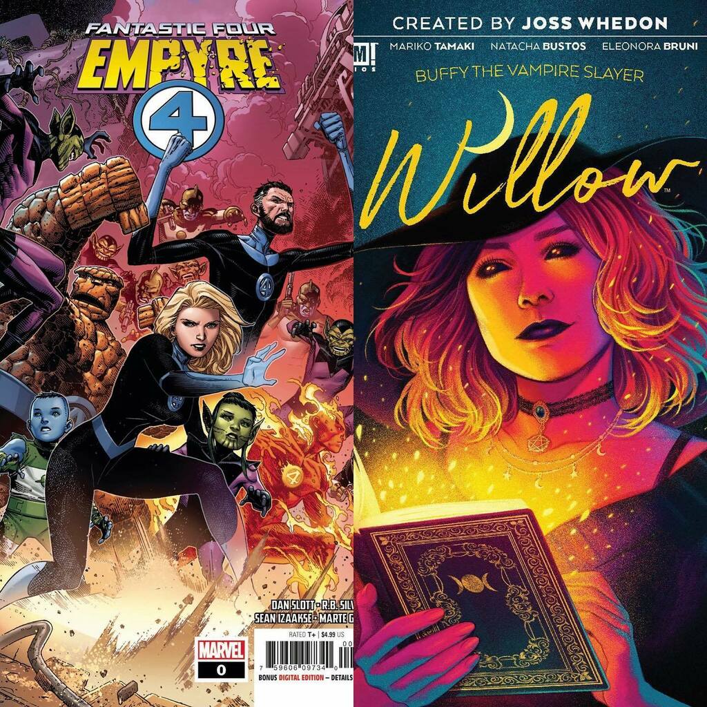 RedShirtComics's tweet photo. Captain’s Picks! @marvel #EmpyreFantasticFour @boom_studios #Willow
Support your #LCS this #NCBD!
#portjeff #portjefferson #portjeffersonvillage #portjeffersonstation #portjeffharbor #portjeffersonharbor #millerplace #soundbeach #rockypoint #mtsinai #belleterre #poquot #s… https://t.co/6GB24yjx6U