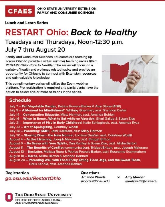 MiamiCoFound's tweet photo. Check out the Lunch and Learn series that starts this week with our friends at Ohio State University Extension Miami County.
#PeopleHelpingPeople #Lunchandlearn #goodstuff https://t.co/4QB7ykdbcO