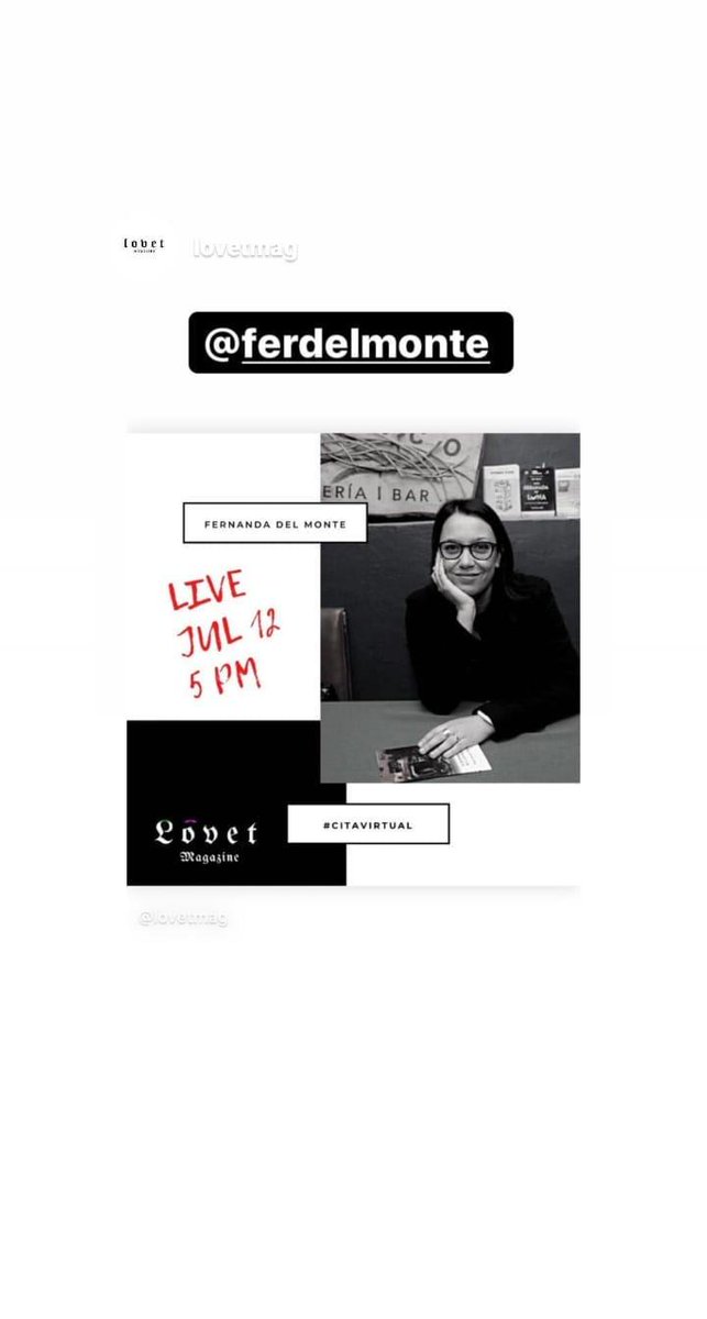 fernandadelmm's tweet photo. Desde Monterrey me invitan a platicar sobre mis últimas dramatugias para plataformas digitales y textos literarios. #mishumores #sobreofeliaunaflor #dramaturgia https://t.co/zfJnijYfaN