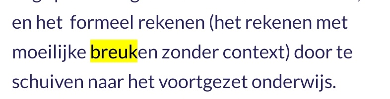 BurckRuben's tweet photo. @CasperHuls @Onderwijsgek Ik weet niet wat ze met "complexe" breuken bedoelen, maar de algoritmes voor +-×÷ met breuken zijn bijzonder eenvoudig. Ik begrijp niet waarom dit bewaard moet worden voor de middelbare school.

Wij besteden slechts 1-2 lessen aan het rekenen met breuken, ook bij groep-zessers... https://t.co/SDUAUtgVdP