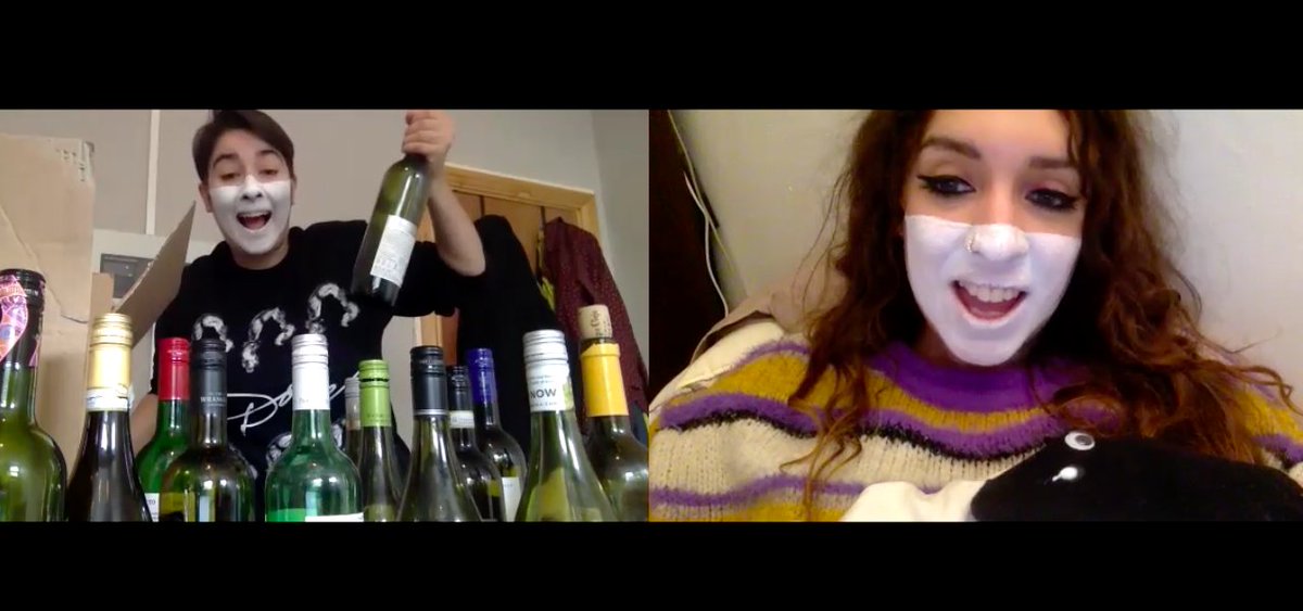 shittheatre's tweet photo. 8pm tomorrow join us LIVE IN LOCKDOWN from Yorkshire/East Anglia for a free 'Sh!t Theatre Happy Hour'. We'll have some drinks & unplanned chat (+ #LettersOD spoilers) & you can call in here if you have any Adult Baby queries https://t.co/B5uIJLyIoI https://t.co/GhjsnFMceP