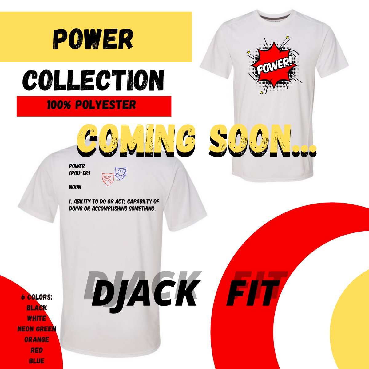 DJACKAPPAREL's tweet photo. Power 💥
[pou-er]

noun

1. Ability to donor act; capability of doing or accomplishing something.

DRI-FIT 💥 https://t.co/N0fUNIwgyA