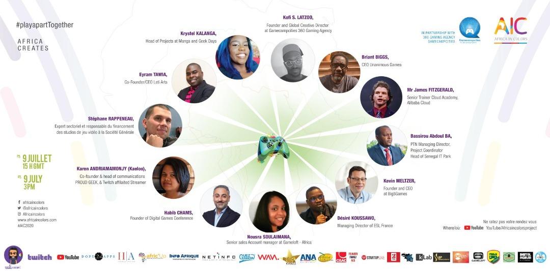 Africa creates and other gaming agencies including <a href="/dopeapp/">Dope Apps</a> tomorrow will be discussing on the role of video games in the economic development of Africa post Covid19 
#PlayApartTogether