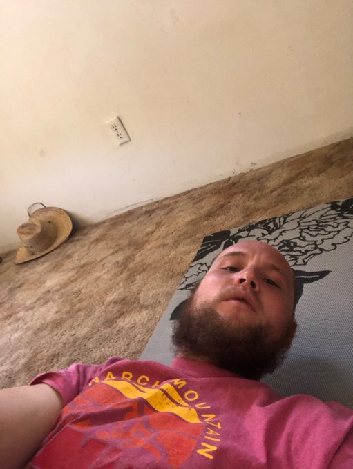 Getting ready to do yoga. https://t.co/G6AXSts7GR<a href="/tag/coronavirus"class="tags"><span>#coronavirus</span></a>