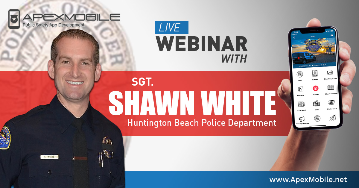 apexmobileapps's tweet photo. Don't forget to register for tomorrows #livewebinar with Sgt. Shawn White of the Huntington Beach Police Department! Learn how they used Apex Mobile App technology to streamline communication during these unprecedented times.
https://t.co/xm0bwGbr5j https://t.co/rpfx8poOPx