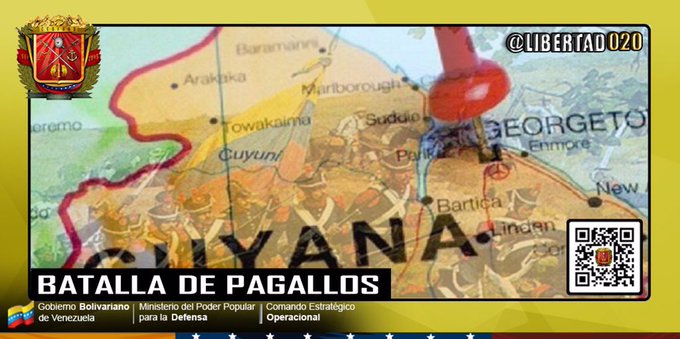 #Efemerides 🗓️| Hace 203 años se produjo la Batalla de Pagallos, enfrentamiento militar sucedido durante la Guerra de Independencia de Venezuela. La cual fue determinante para la liberación de Guayana. 

#VenezuelaTriunfanteYEnBatalla