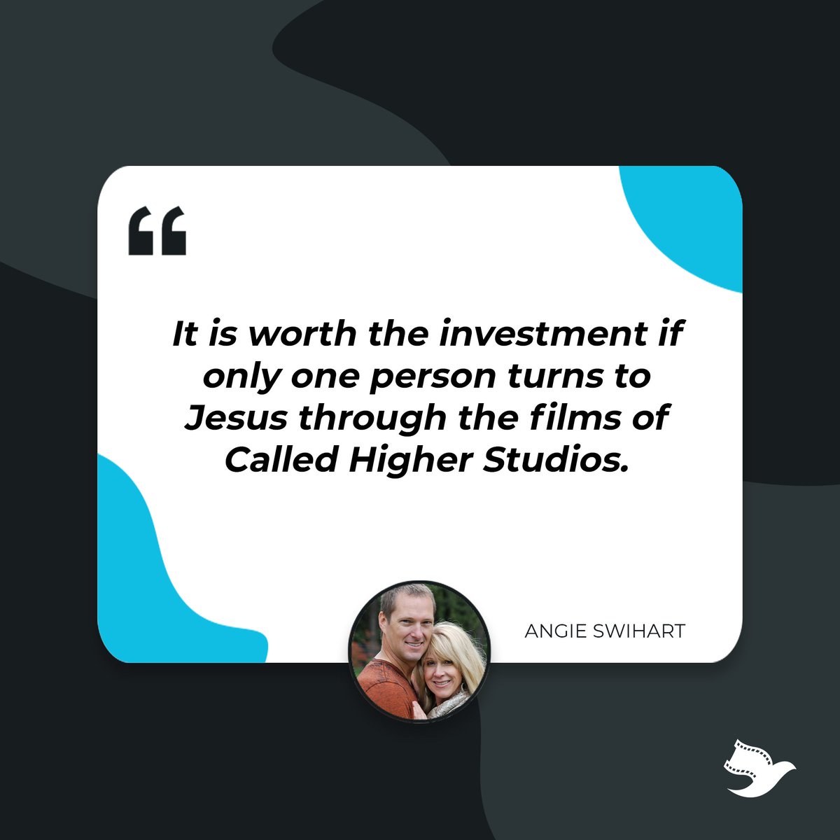 HigherCalled's tweet photo. This is Angieβs "Why" of why she joined Called Higher Studios. What is your "Why"?
#membertestimonials #testimonial #calledhigherstudios #calledhigher #quotes #investment #invest #moviestudio #filmmaking #movies #faithandfamilyfilms #faithandfamily #screenplay #moviemaking https://t.co/t5bSsFCm9d
