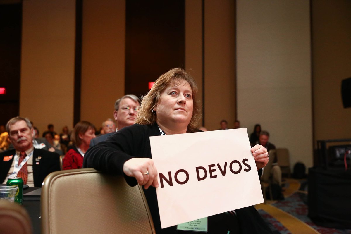 VarwigForTPS's tweet photo. @Kdalton250 #WorstSecretaryofEducation #NoDevos https://t.co/3LoEHEJRKh