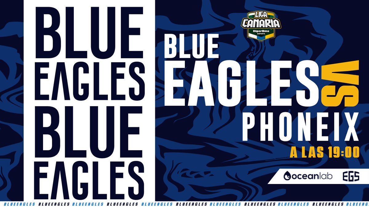 |#LeagueOfLegends|

🏆1ª ronda de las Dinoseries <a href="/LigaCanaria/">LIGA CANARIA</a> 
🕖19:00h
🆚#PhoneixTeam
📺twitch.tv/Imrudegar

#BLEvsPHO

Patrocinan:
@oficial_egs @OceanlabES

#EaglesNeverGiveUp
