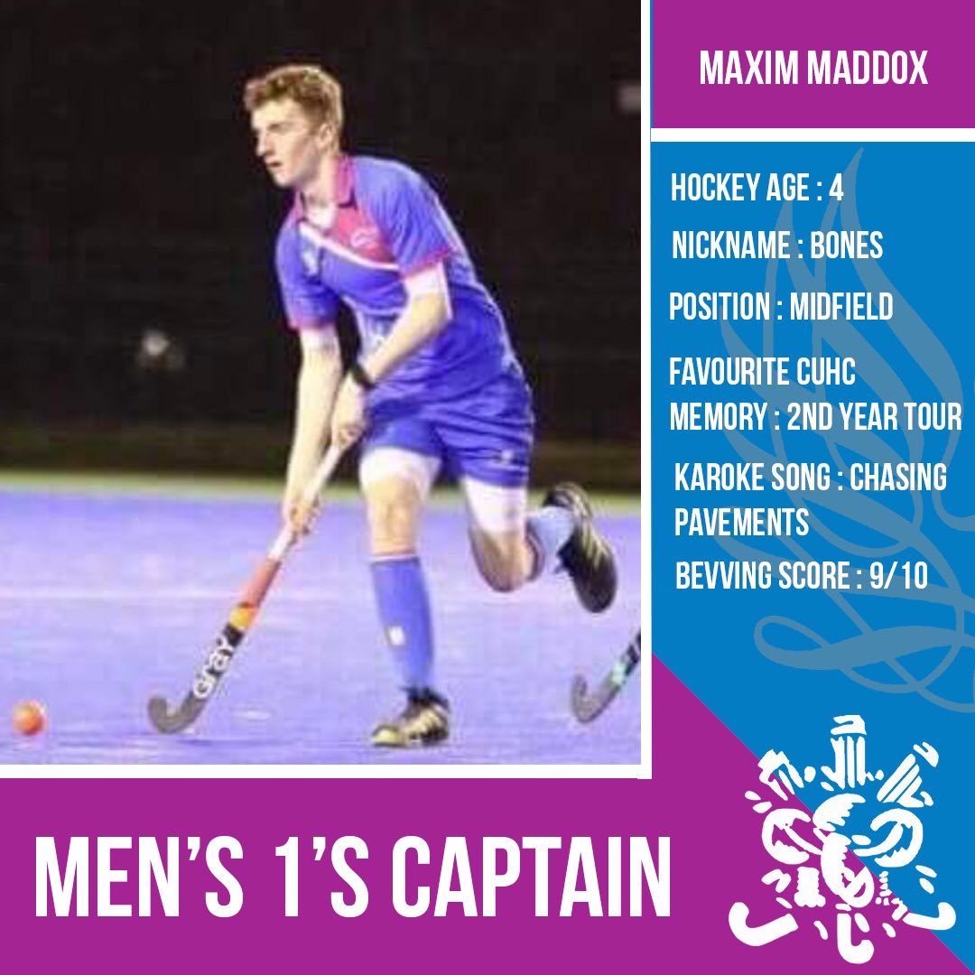 Our last captain handover is Bones for 2020/20+1 Men’s 1’s Captain
Some up and coming things for the Men’s 1’s this year 🤞🤞🤞