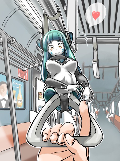 つり革にお掴まりください。 