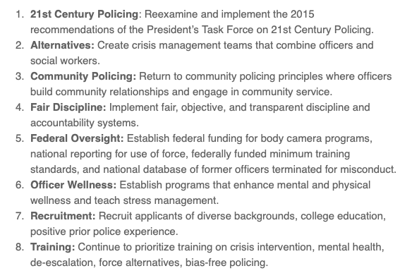 The PPA now has its own police reform recommendations:  https://www.ppavigil.org/fundpolicereform/ Don't be fooled. These are all ideas that have already been discussed/implemented in Portland.