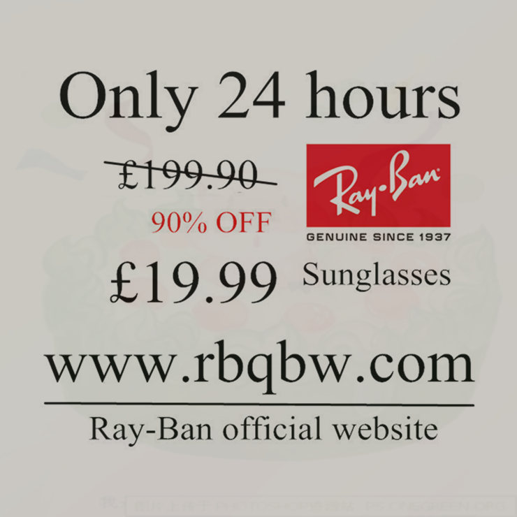 Ray ban website: rbqbw.com