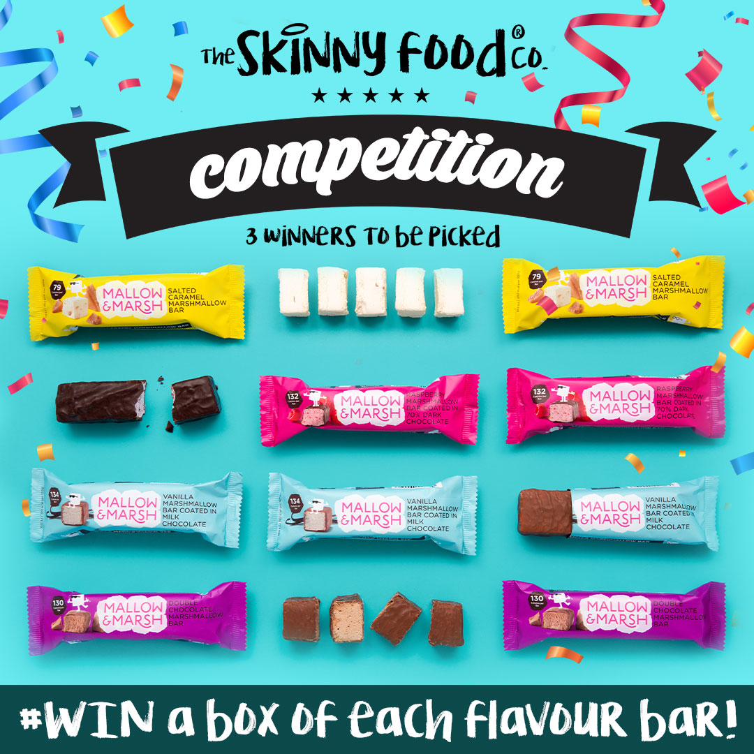 skinnyfoodco's tweet photo. COMPETITION TIME 🎉😍
We are picking 3 lucky winners to #WIN a box of MALLOW &amp; MARSH bars! 🤩
To enter:
- Like the post
- Follow @skinnyfoodco
- Retweet this post
- Tag a friend (1 tag = 1 entry) 🎉
Winners will be announced on Tuesday 14th July 🤩 #SkinnyFoodCo #NotGuilty https://t.co/yEgvyka027