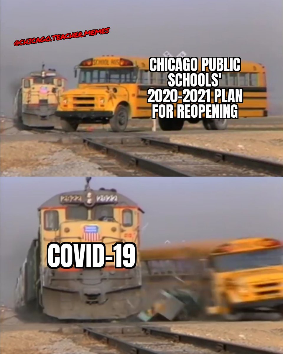Chicago Teacher Memes When School Districts Fail To Include Parents Students And Teachers Into Their Reopening Plans Covid19 Chicagoteachers Ctulocal1 Whereslightfoot Chicagomayor Pandemic Reopening Cdcgov Teacherproblems