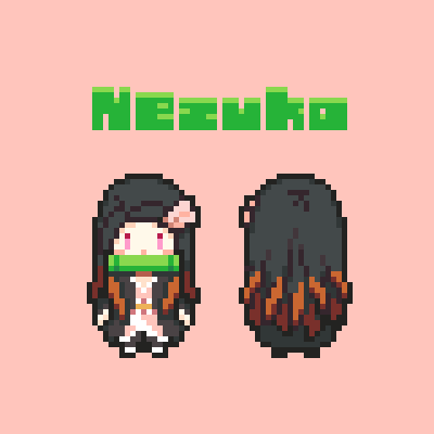 kero_aniさんがTwitterに投稿した竈門禰豆子(鬼滅の刃)のイラスト。