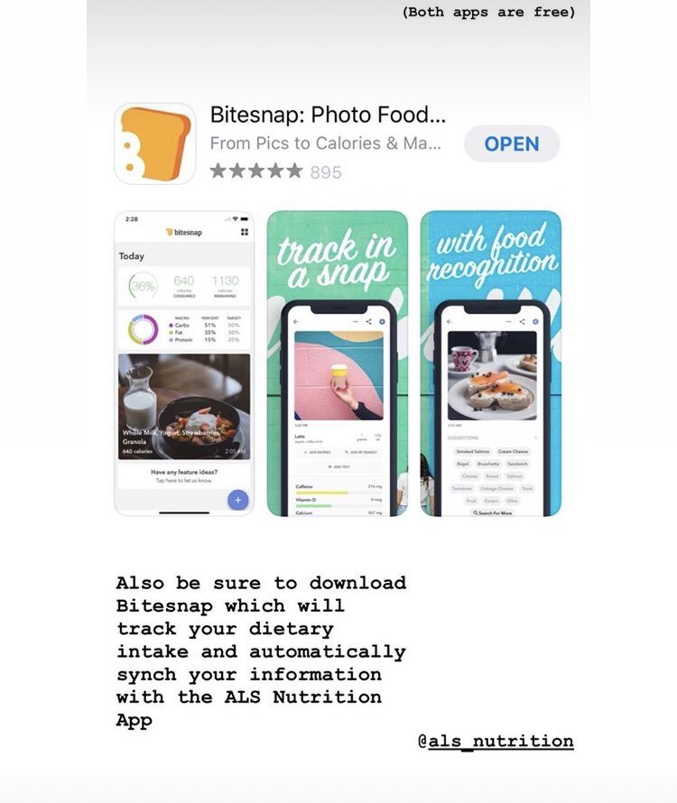 #WellnessWednesday:

We have developed a FREE @AlsNutrition App that helps people living with #ALS better their nutrition and calorie intake.

Learn more on how to download by viewing the photos! 

#ALSCare #ALSNutrition #MGH #OurALSCommunity