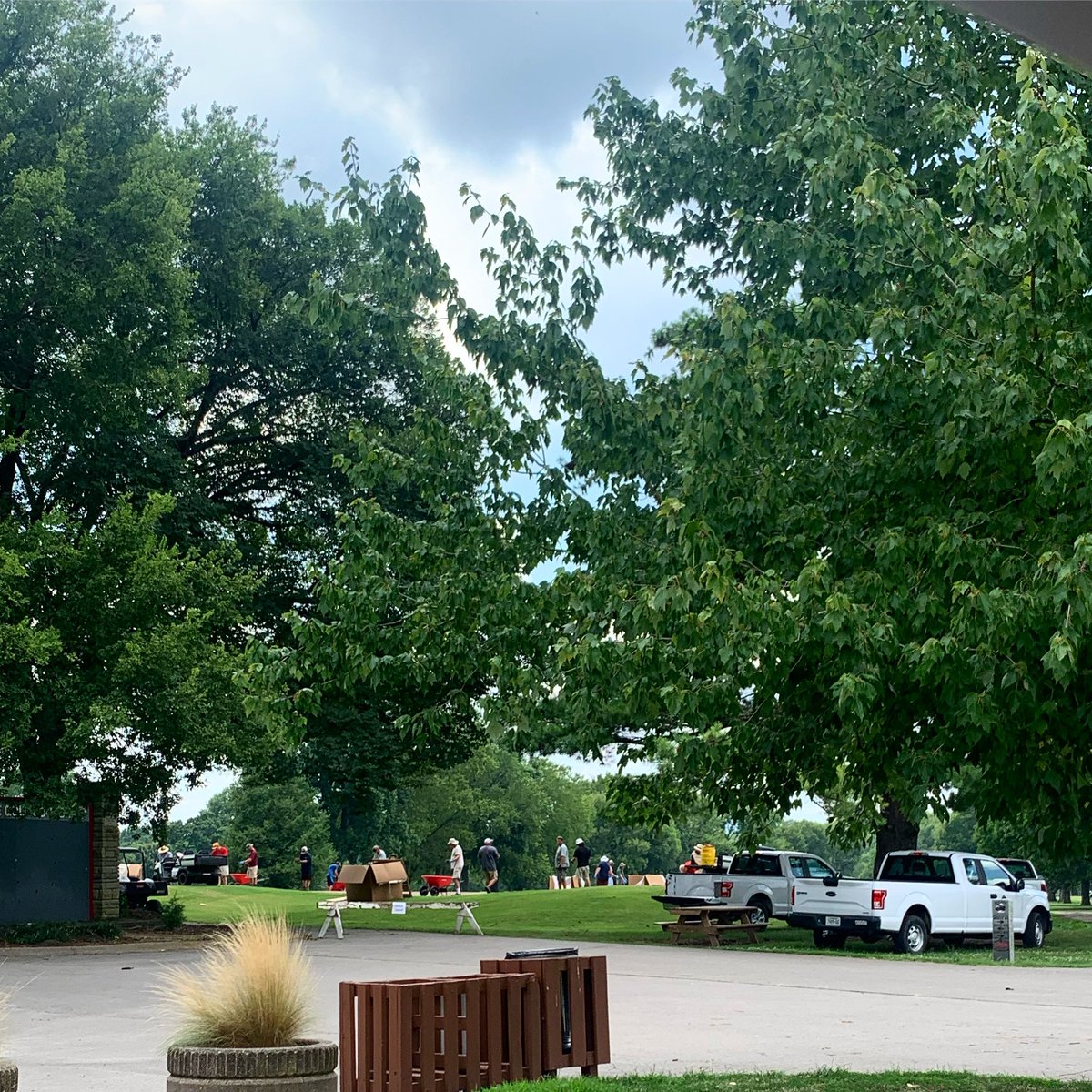 Just want to give a big THANK YOU the amazing crew outside getting these new greens in and ready for y’all to play on in a couple of months! They’re going to be a sight to see❤️