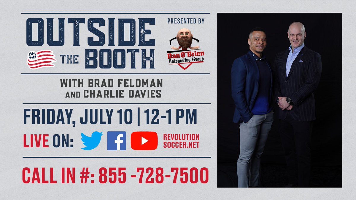 Introducing 'Outside The Booth', a brand 🆕 show to debut this Friday. 📞 @BradFeldman_ & @CharlieDavies9 #NERevs | @DanOBrienCars