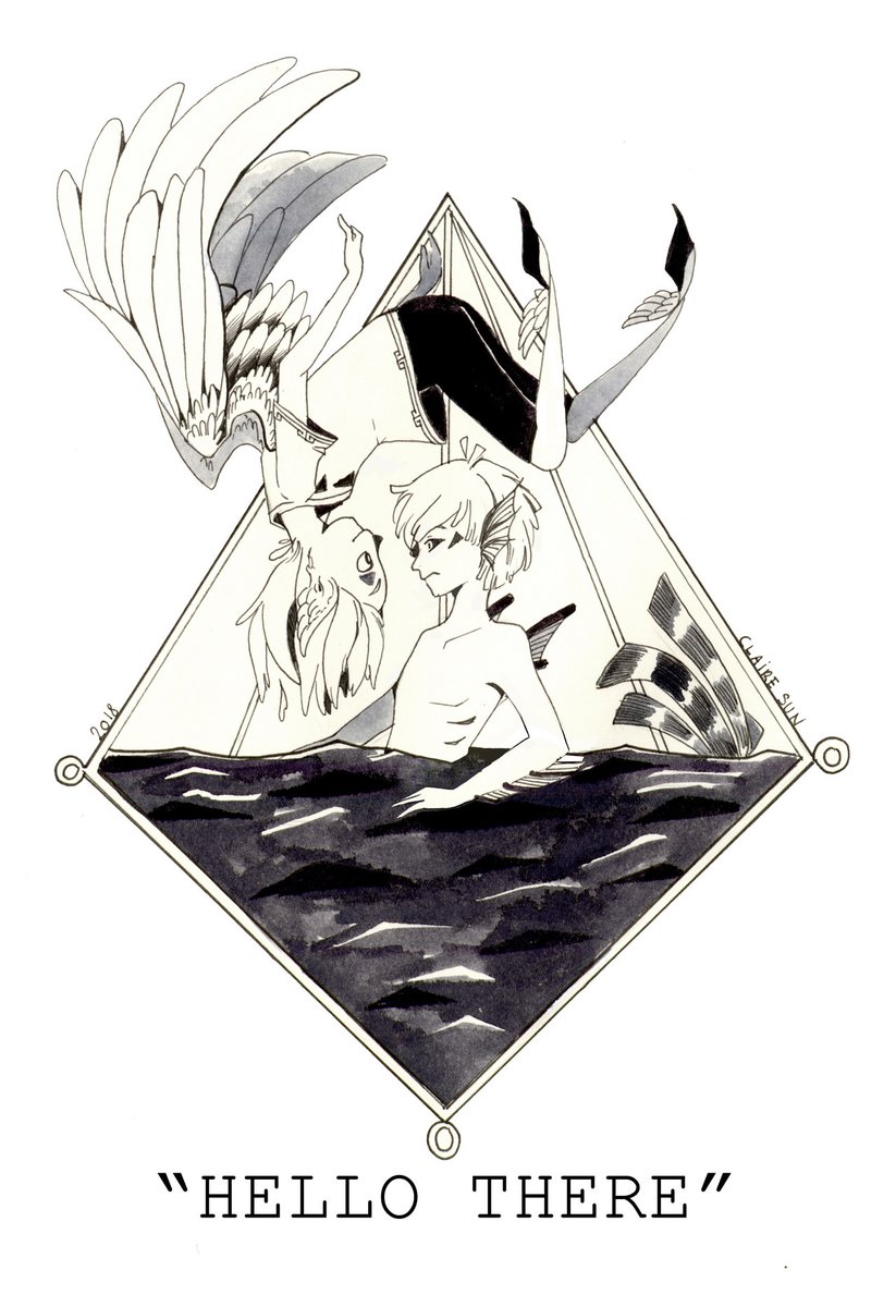 Some more stuff abt my bird boi and my fish boi. I'll have to pick up their story again one day.