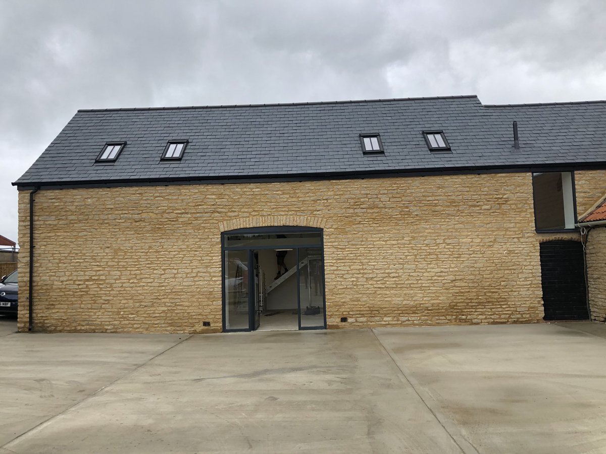 The finishing touches are being made to one of our insurance projects on the Castle Ashby estate. The former agricultural barn has been converted to office accommodation.