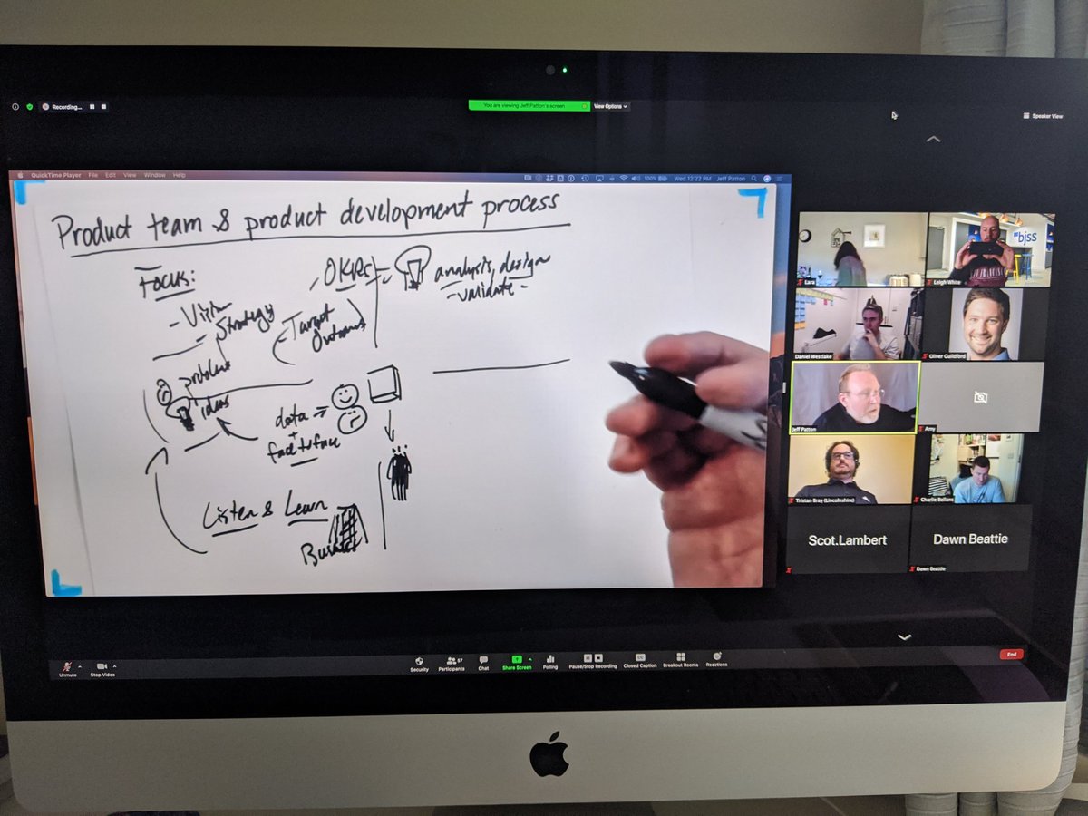 Off we go with <a href="/jeffpatton/">Jeff Patton</a>!!!