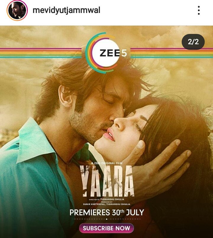 bhavana_rangari's tweet photo. #VidyutJammwal #ZEE5
Don't miss to watch #Yaara
#Supportoutsider https://t.co/K1kVPY5pzC
