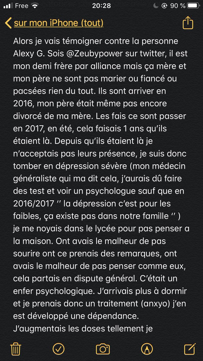 TheFxneralDecay's tweet photo. TW viol 

J’ai callout un membre de ma famille récemment, et j’avais besoin de le dire pour moi. https://t.co/U5RSS4kxbg