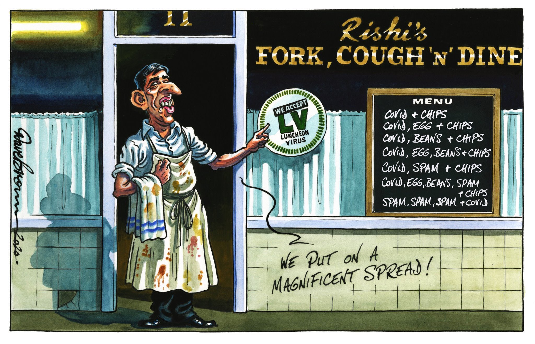 Political Cartoon on Twitter: "Dave Brown's @Independent cartoon...  #RishiSunak #SummerStatement #EatOutToHelpOut #COVID19 #Coronavirus # SuperSpreader - political cartoon gallery in London  https://t.co/dePcTdnXF6… https://t.co/XDxWE1jDGh"
