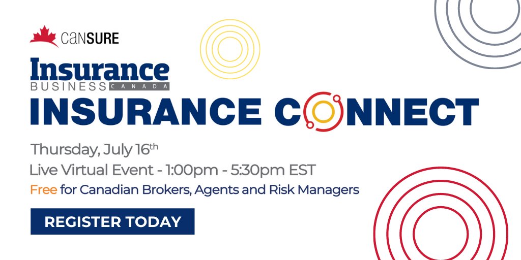 Cansure_MGA's tweet photo. We are a proud sponsor of @InsuranceBizCA Insurance Connect 🌟Join the conversation, participate in workshops, network with other brokers, and more on July 16th, 2020! We hope to see you online! #KeepingBrokersConnected 

Register today: https://t.co/o7HenI0Fsp https://t.co/14eRGL1fKJ