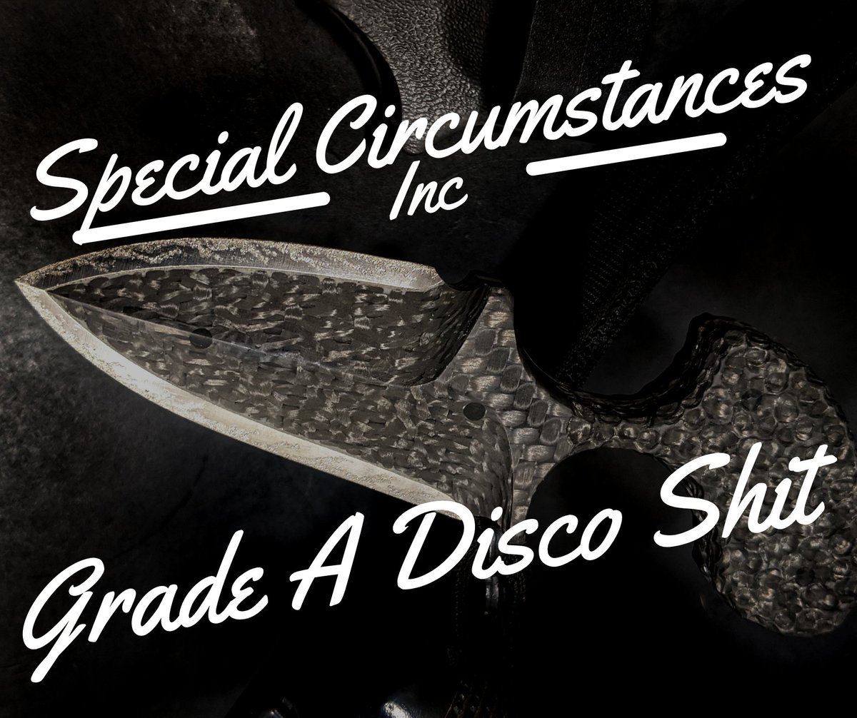 Long awaited, a limited number of Special Circumstances Inc #customknives are now available at noonecoming.com/product-catego…